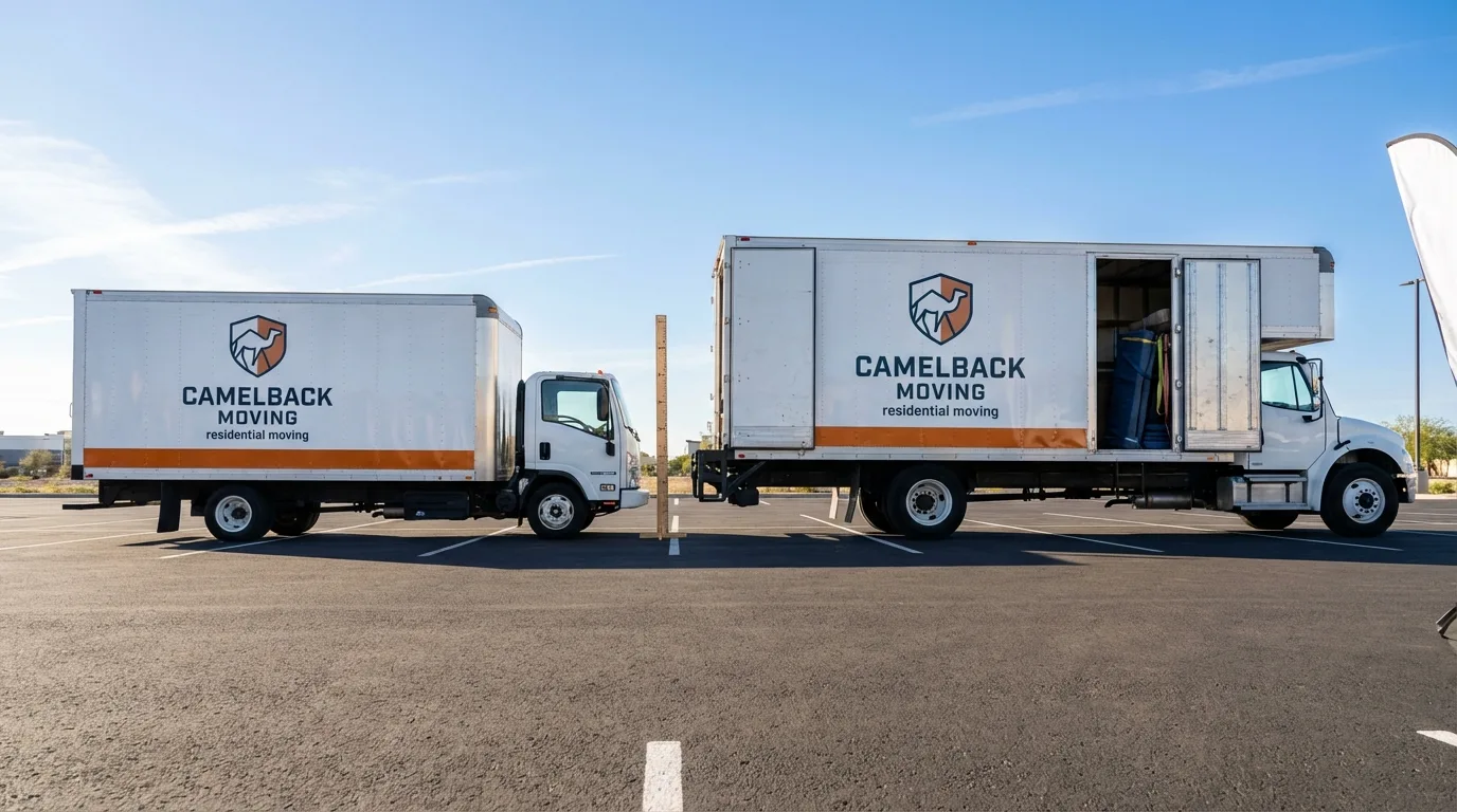 Moving truck size capacity guide in Lake Junaluska